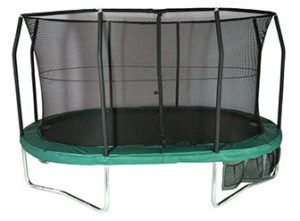 11.5ft x 8ft Oval JumpPOD Deluxe Trampoline
