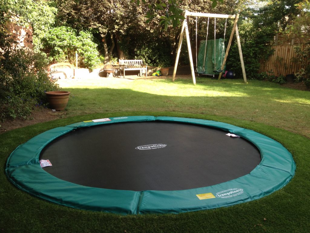 Nissen UK sunken trampoline